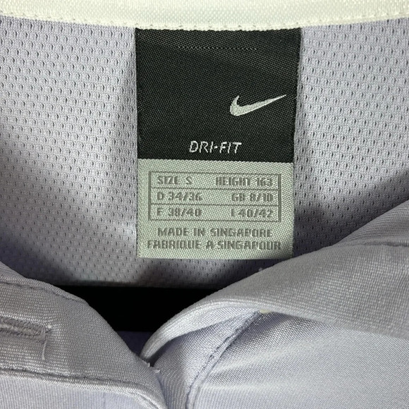Nike Dri-Fit Purple Short Sleeve Polo - Picture 4 of 6